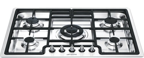 Smeg Pgf75-4 Gasstopp - Rustfritt Stål