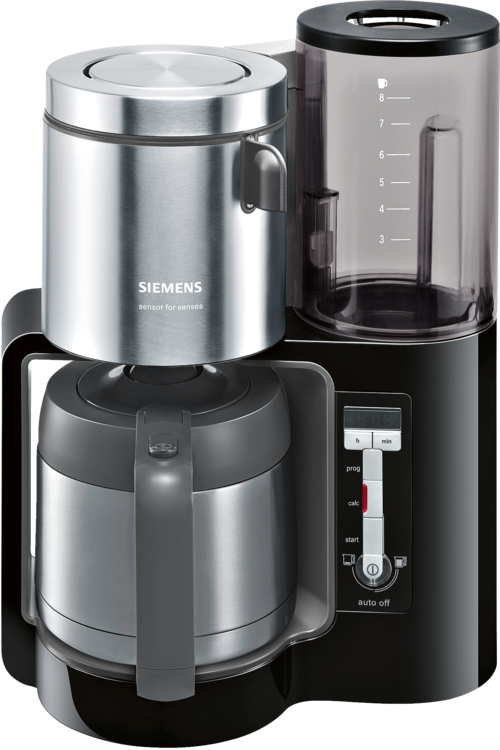 Siemens Tc86503 Kaffetrakter - Svart/sølv