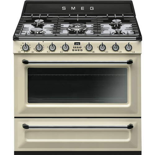 Smeg Tr90p9 Gasskomfyr - Krem