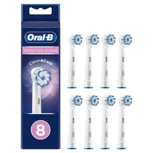 Oral-b Sensitive Clean & Care 8 Pcs Tilbehør Til Elektrisk Tannbørste