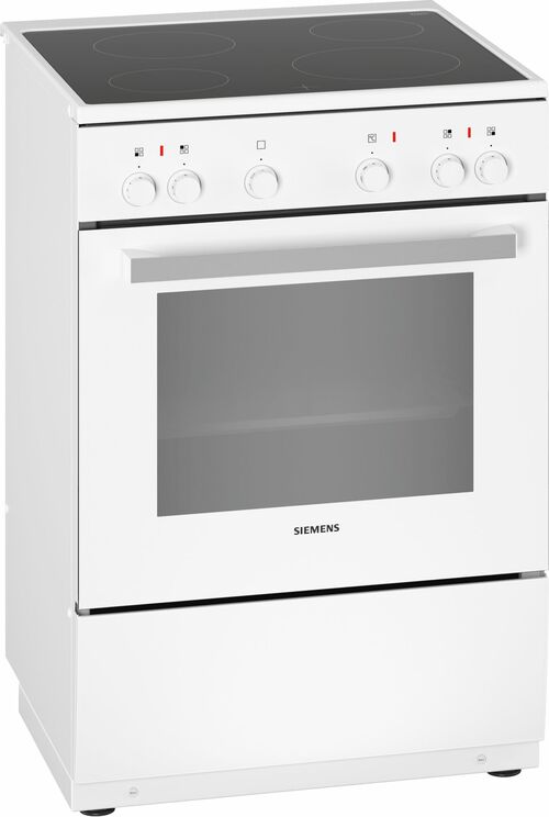 Siemens Hk0p00020u Iq100 Keramisk Komfyr - Hvit
