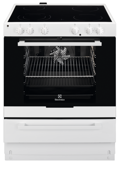 Electrolux Ekc7051bow Keramisk Komfyr - Hvit