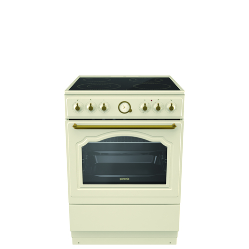 Gorenje Ec62cli Keramisk Komfyr - Krem