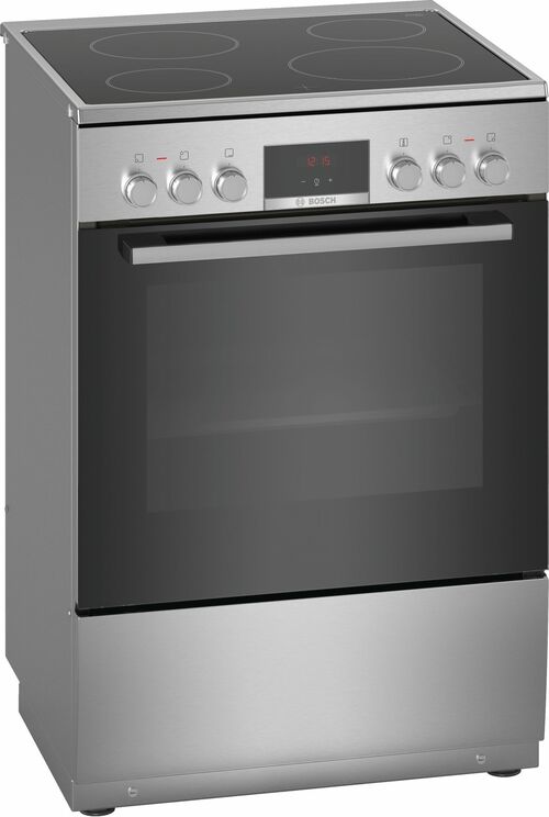 Bosch Hkn31a050u Serie 4 Keramisk Komfyr - Rustfritt Stål