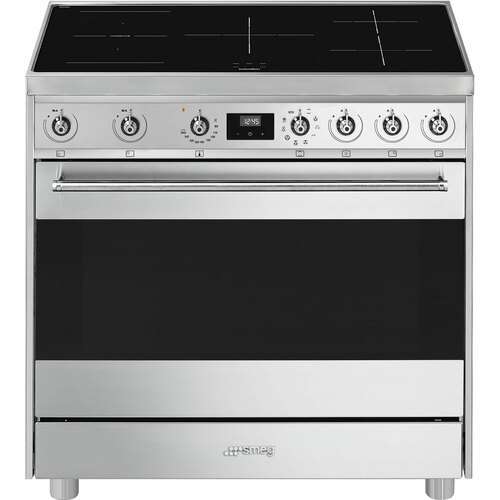 Smeg C9imx9-1 Induksjonskomfyr - Rustfritt Stål