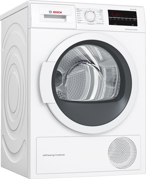 Bosch Wtw85l48sn Serie 6 Kondenstrommel - Hvit