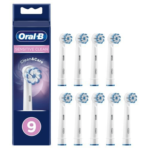 Oral-b Sensitive Clean & Care 3+3+3 Pcs Tilbehør Til Elektrisk Tannbørste