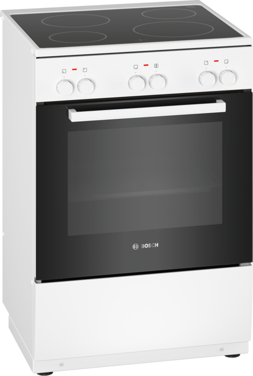 Bosch Hka000020u Serie 2 Keramisk Komfyr - Hvit