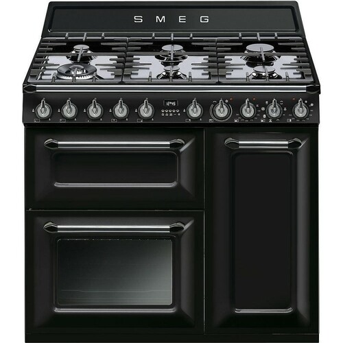 Smeg Tr93bl Gasskomfyr - Svart