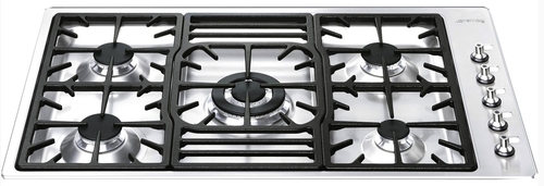 Smeg Pgf95-4 Gasstopp - Rustfritt Stål