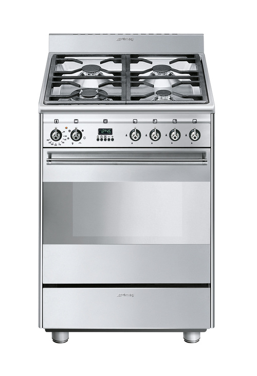 Smeg Cx61vmls8 Gasskomfyr - Rustfritt Stål