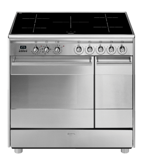 Smeg Ssk92imx8 Induksjonskomfyr - Rustfritt Stål