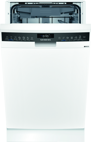 Siemens Sr45zw09ms Iq500 Innebygd Oppvaskmaskin - Hvit