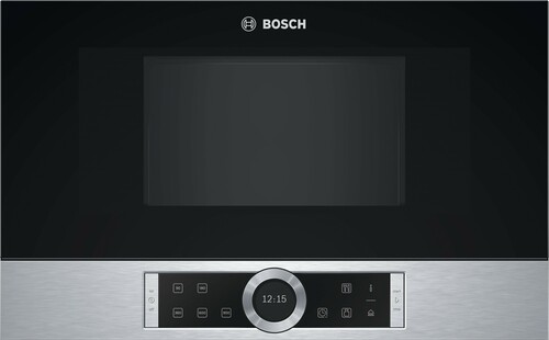 Bosch Bfr634gs1 Serie 8 Innebygde Mikroovner - Rustfritt Stål