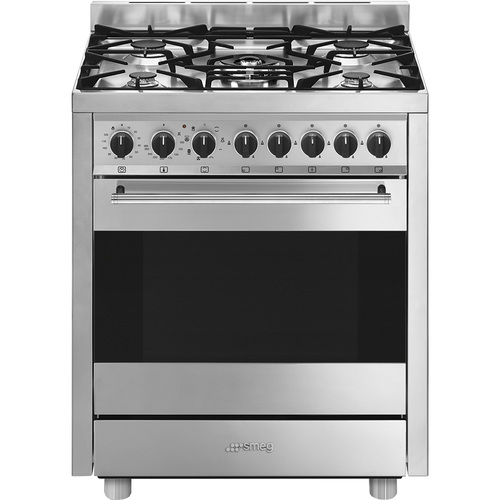 Smeg B71gmxi9 Gasskomfyr - Rustfritt Stål