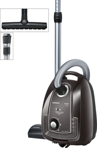Siemens Iq300 Plus Taupe Støvsuger - Svart