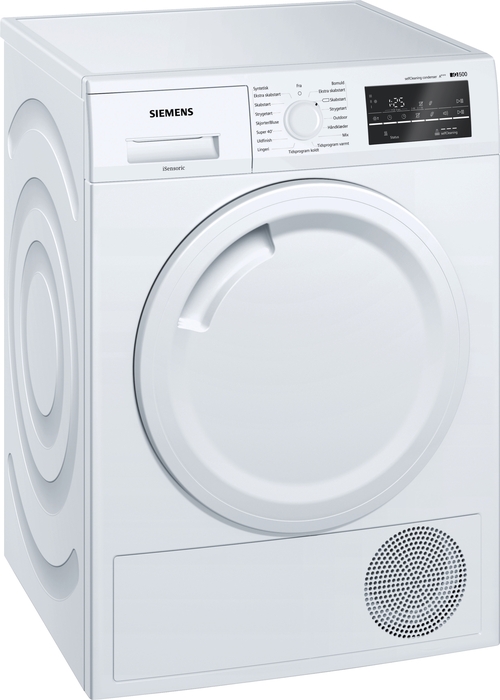 Siemens Wt49w4a8dn Iq500 Kondenstrommel - Hvit