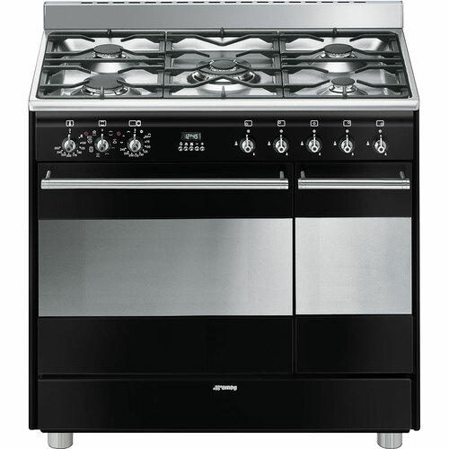 Smeg Scb92mn8 Gasskomfyr - Svart