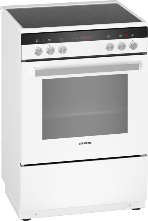 Siemens Hk9r3a120u Iq300 Keramisk Komfyr - Hvit