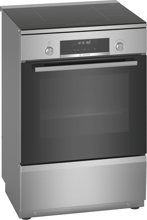 Bosch Hls79w350u Serie 6 Induksjonskomfyr - Rustfritt Stål