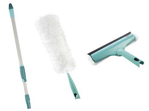 Leifheit Click St/vindue 3 Pcs Gulvrenser - Grønn