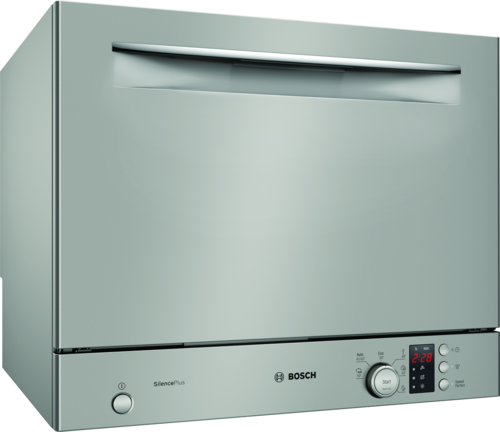 Bosch Sks62e38eu Serie 6 Benkoppvaskmaskin - Stål Look