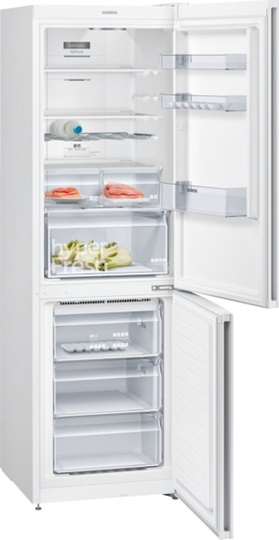 Siemens Kg36nxwec Iq300 Kombiskap - Hvit