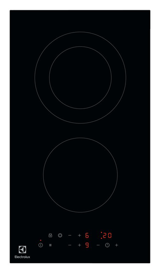 Electrolux Hoc335f Keramisk topp - Svart/glass