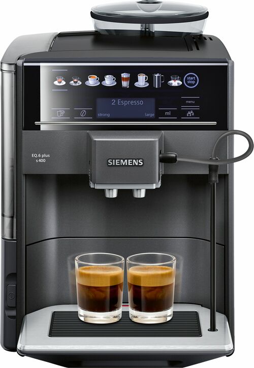 Siemens Te654319rw Espressomaskin - Svart/sølv