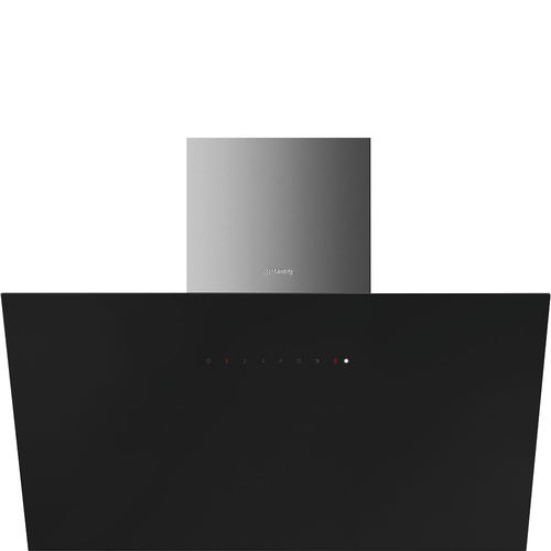 Smeg Kicv90bl Fritthengende Ventilator - Svart/glass