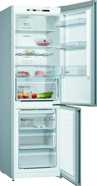 Bosch Kgn36vlde Serie4 Kombiskap - Stål Look