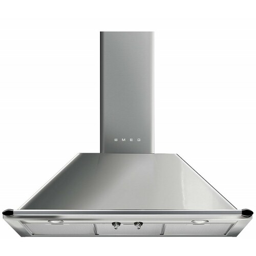 Smeg Ktr90xe Vegghengt Ventilator - Rustfritt Stål