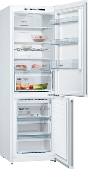 Bosch Kgn36vwed Kombiskap - Hvit