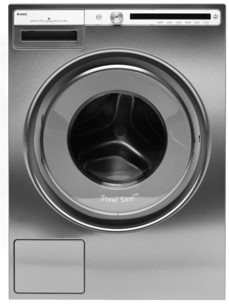 Asko W4086c.S2 Vaskemaskin - Rustfritt Stål