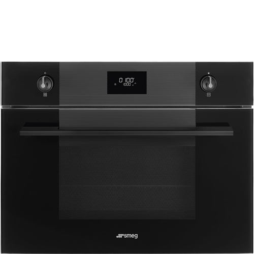 Smeg Sf4101mcno Kombiovn - Svart/glass