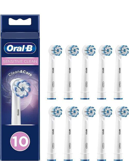 Oral-b Sensitive Clean 10 Pcs Tilbehør Til Elektrisk tannbørste