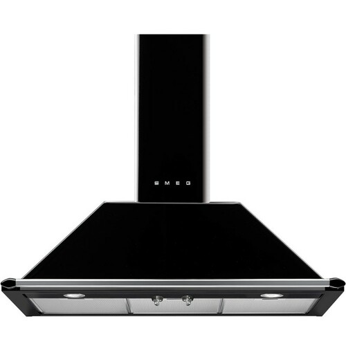 Smeg Kt90ble Vegghengt Ventilator - Svart